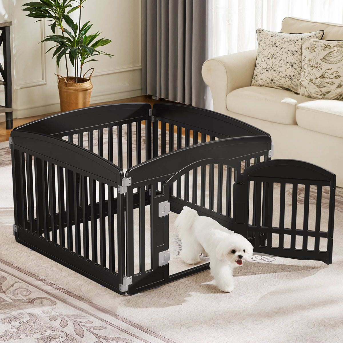 Zetagix Foldable Dog Playpen