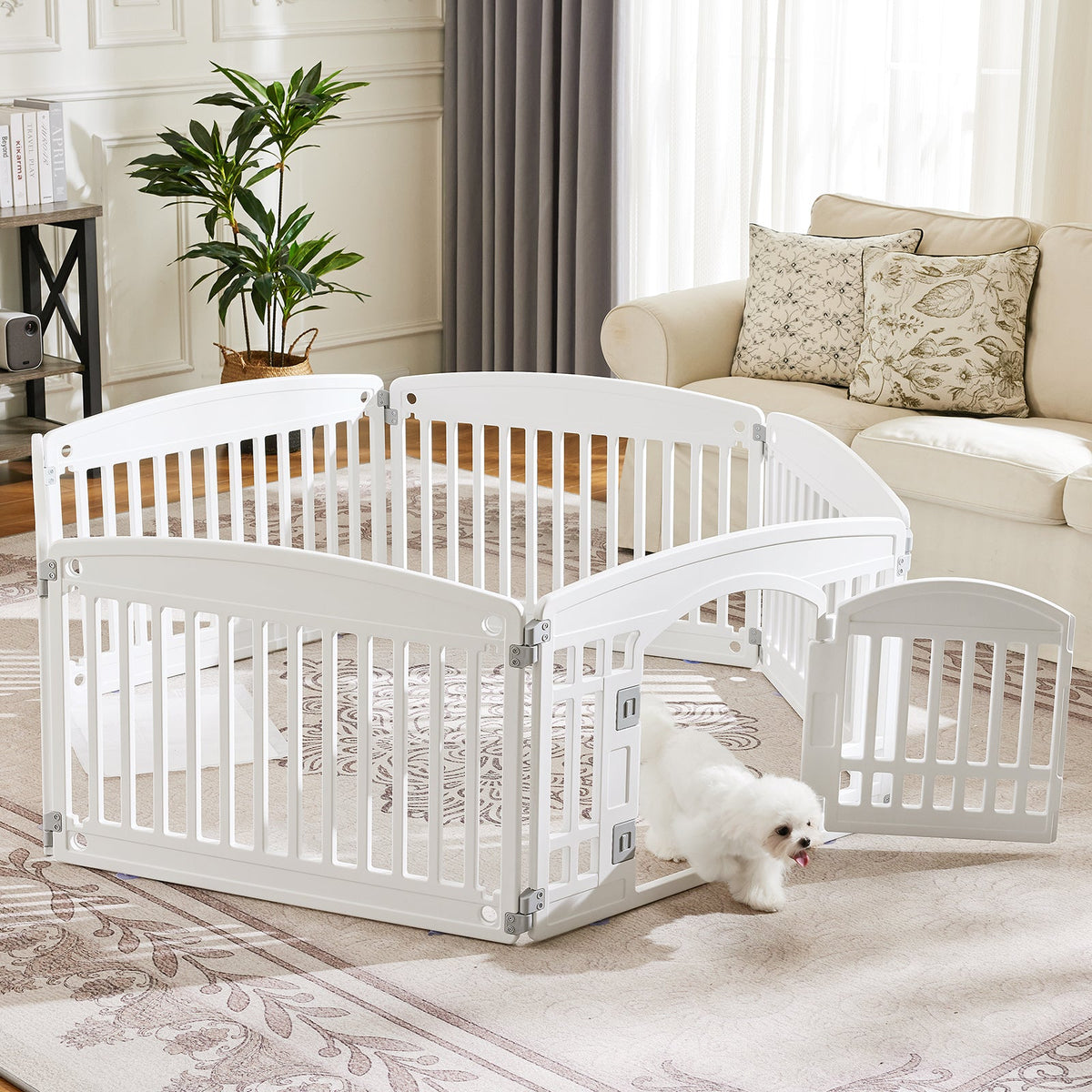 Zetagix Foldable Dog Playpen