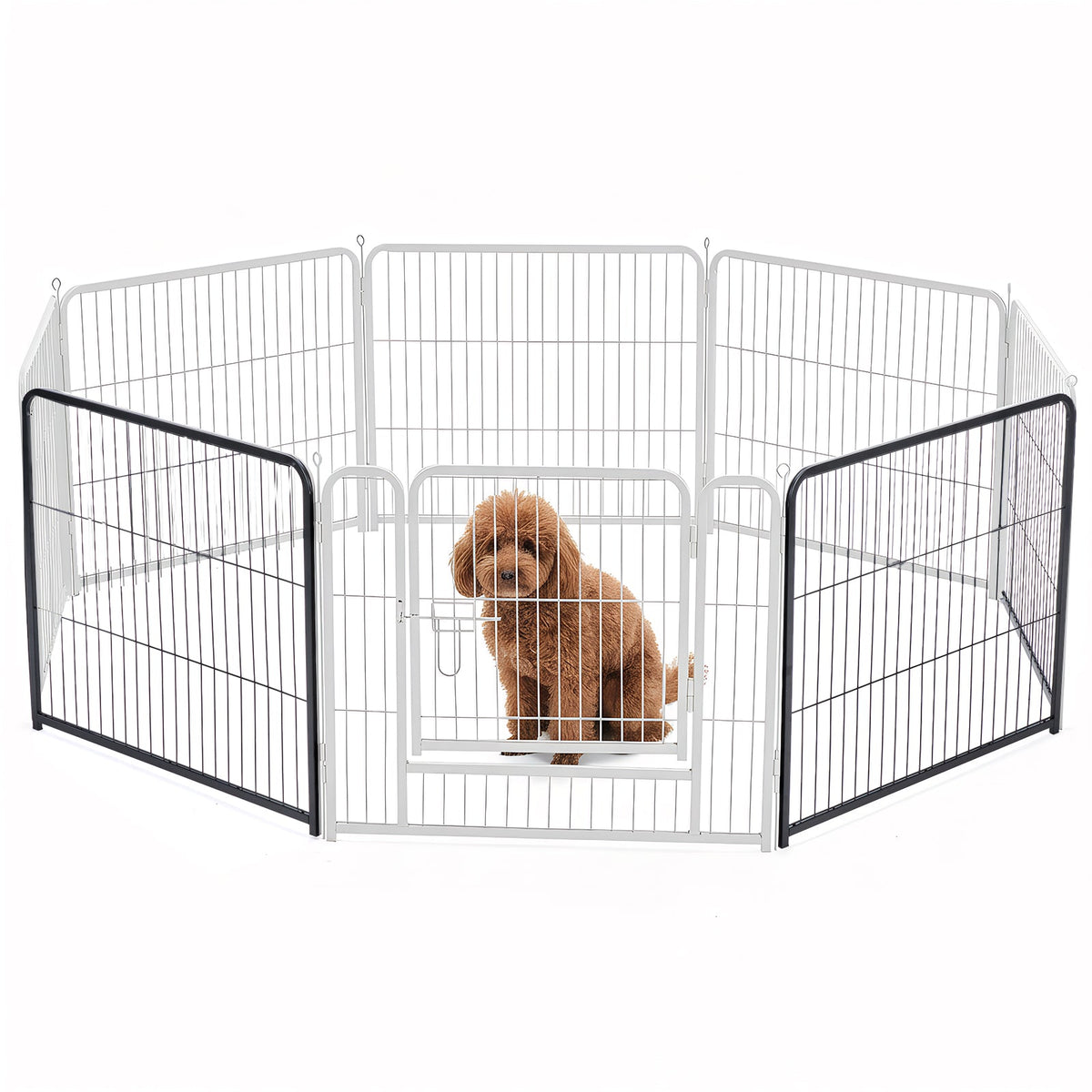 Zetagix Metal Foldable Dog Playpen