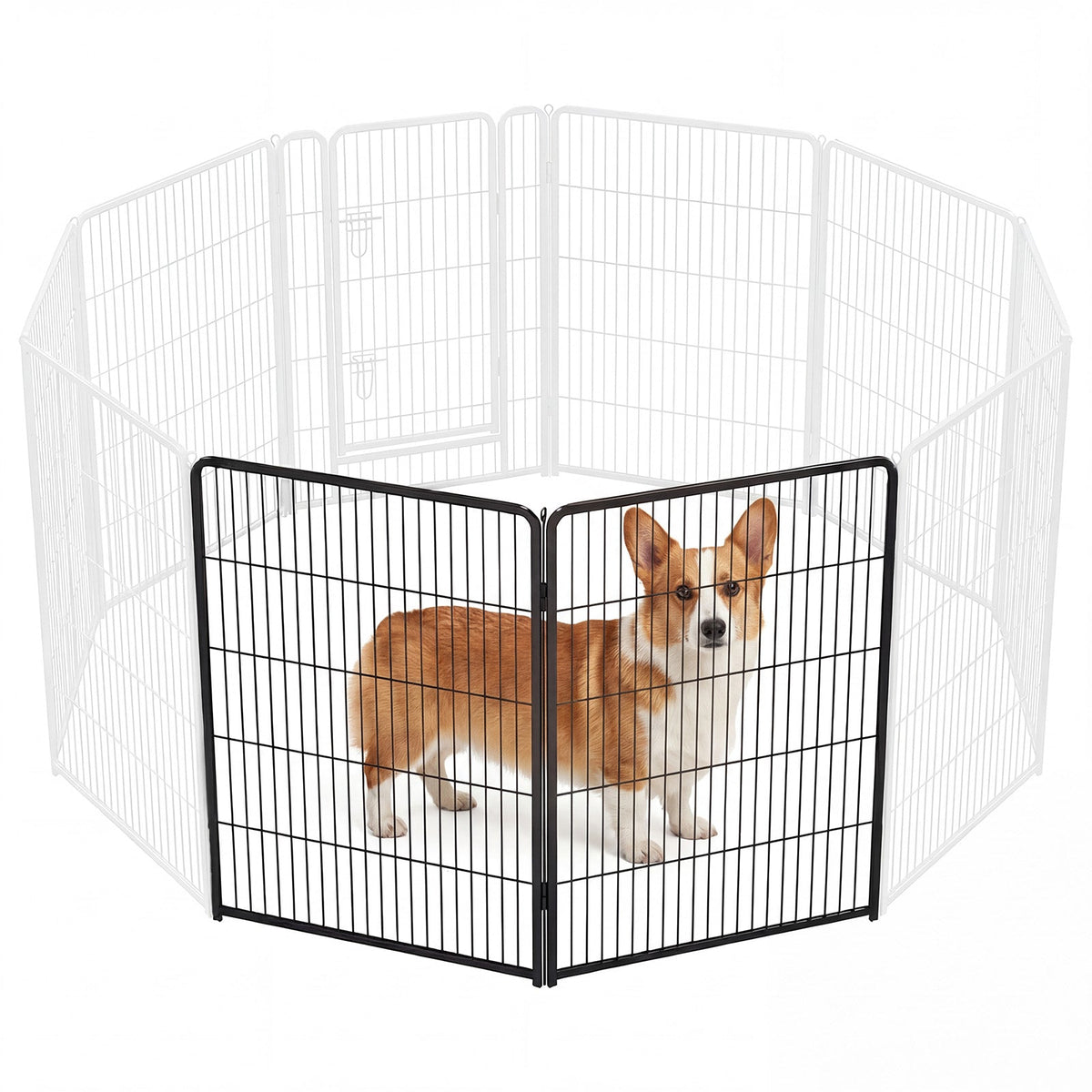 Zetagix Metal Foldable Dog Playpen